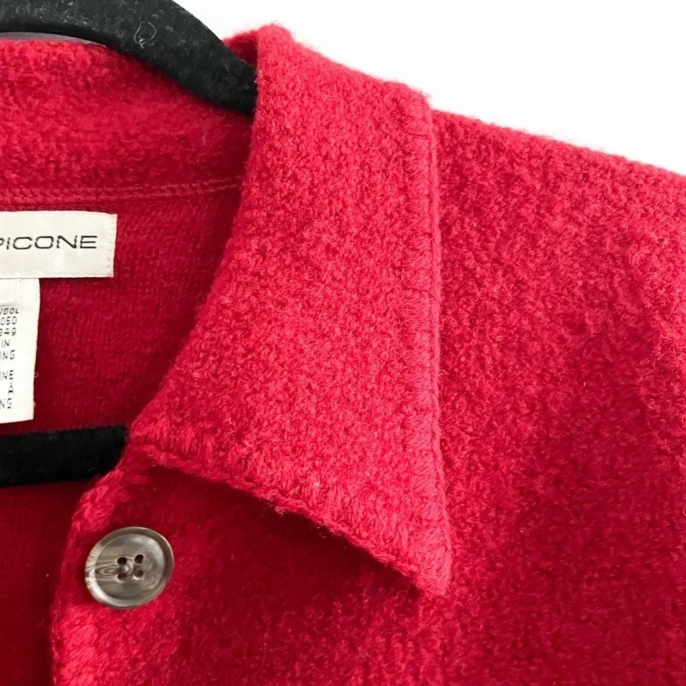 Red Wool Jacket - Picture 6 of 10